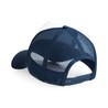 Kids' cap - MOD. B640B:French Navy, Front & peak, White, One Size